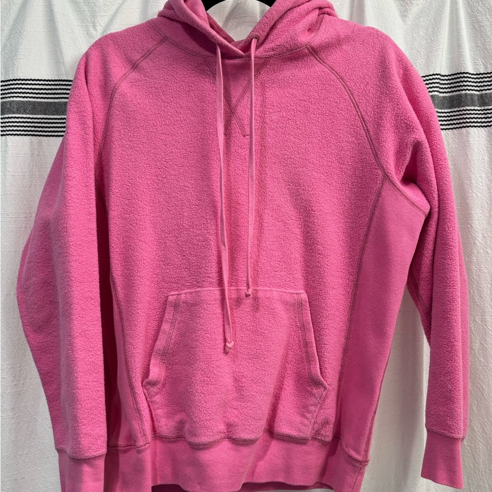 Bianca Chandon Reverse Fleece pink signature skate hoodie